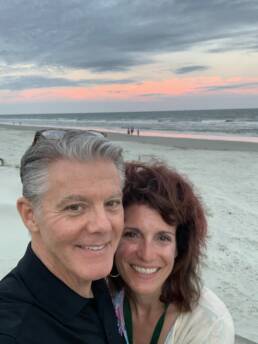 Jim and Sarah on Kiawah Island in South Carolina. Their sanctuary and the inspiration for their firm’s name.